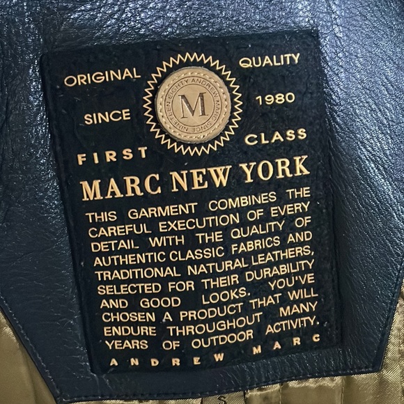 Andrew Marc NY REAL Leather Jacket - Picture 2 of 4